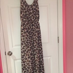 Maxi dress cheetah print